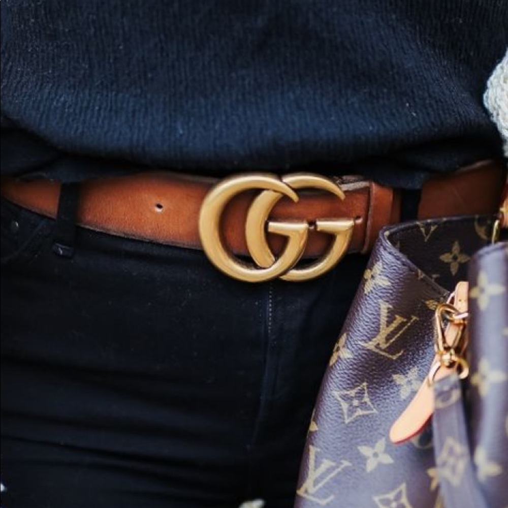 Brown Gucci Belt